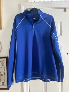 Mens Sunice Blue Long Sleeve Pullover sz L